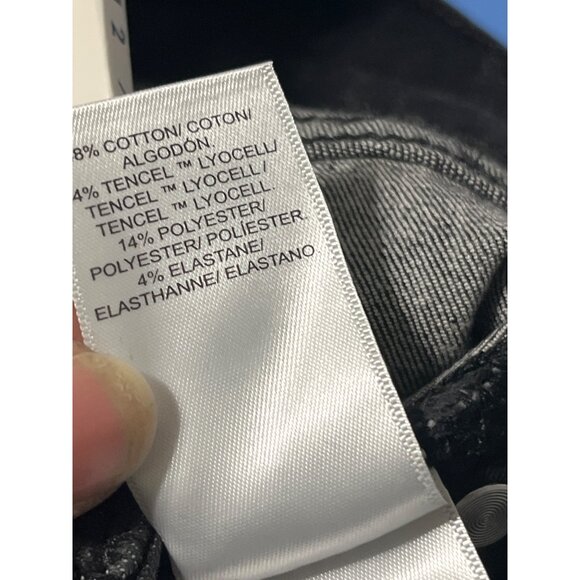 LUCKY BRAND New Women Jeans Ava Mid Rise Skinny in Black size 12/31 - Picture 7 of 15